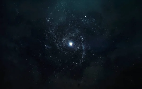 Illustration Galaxen Upplösning Bildelement Som Tillhandahålls Nasa Stockbild