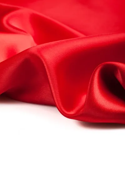 Elegancki czerwony jedwab — Zdjęcie stockowe