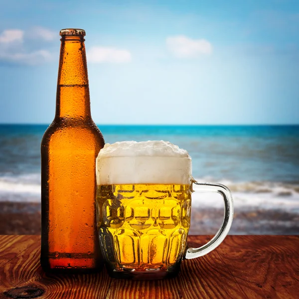 Bicchiere di birra — Foto Stock