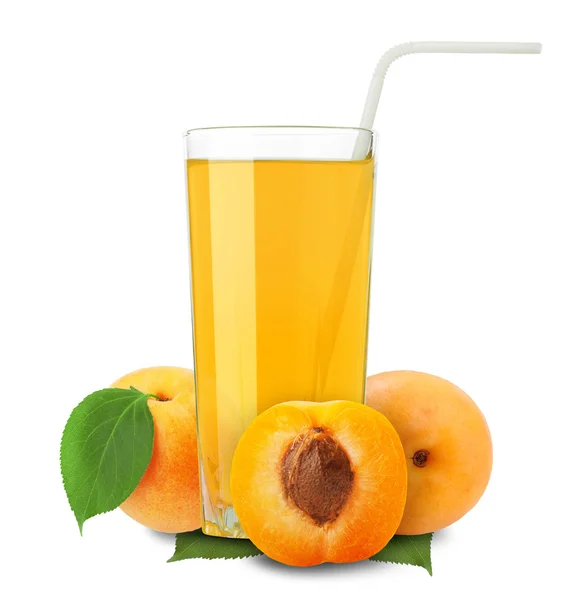 Aprikos juice — Stockfoto