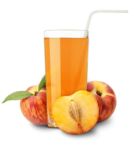 Persikojuice — Stockfoto