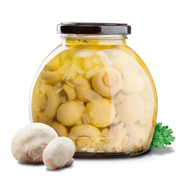 Marinated mushrooms — Stock Photo, Image