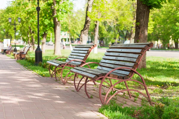 Romantic bench — Stock Photo, Image