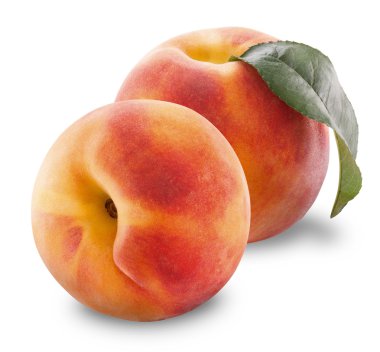 Ripe peach clipart