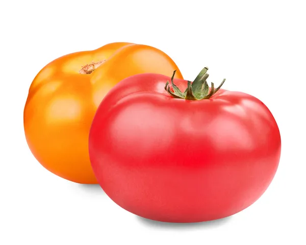 Röda gula tomater — Stockfoto