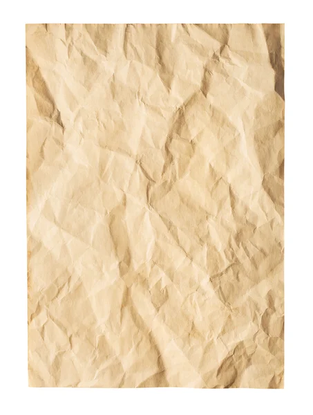 Oud gekreukeld papier — Stockfoto