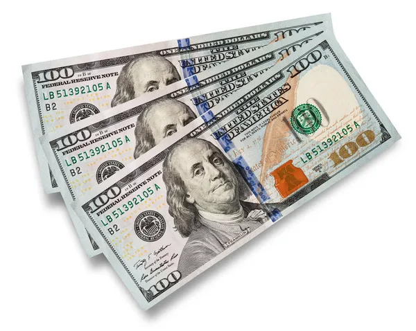 American one hundred dollars — Stockfoto