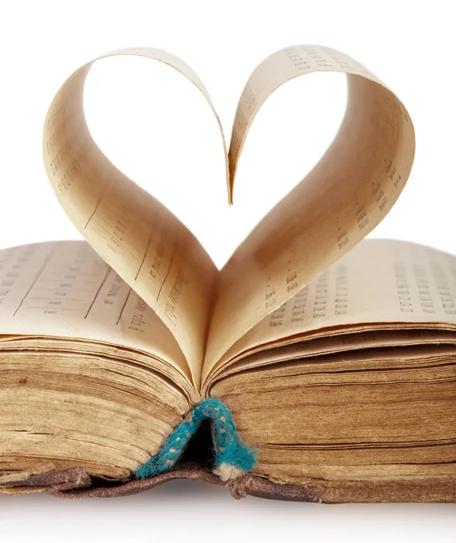 Libro cuore — Foto Stock