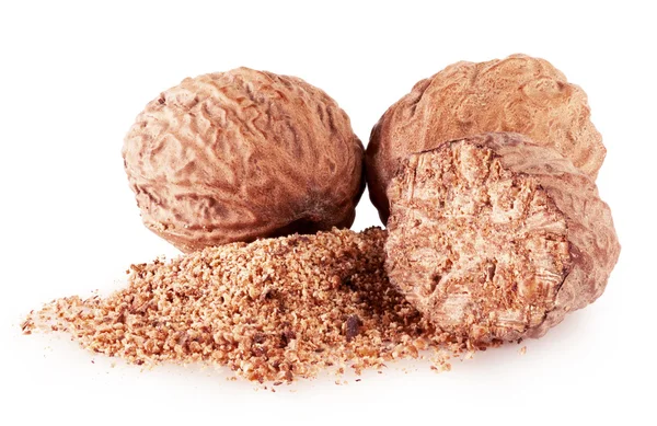Nutmegs — Fotografie, imagine de stoc