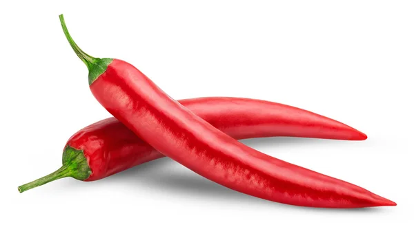 Červené chilli papričky — Stock fotografie