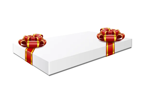 Caja de regalo está aislado sobre fondo blanco . — Archivo Imágenes Vectoriales