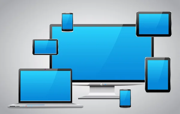 Equipamento de comunicação moderno . —  Vetores de Stock