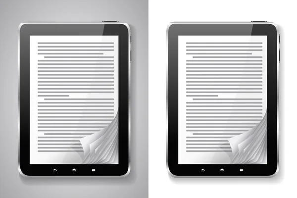 Conjunto de E-book . —  Vetores de Stock