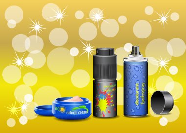 kozmetik krem ve deodorant.