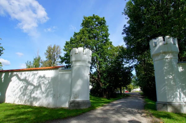 Üzerinde giriş manor — Stok fotoğraf