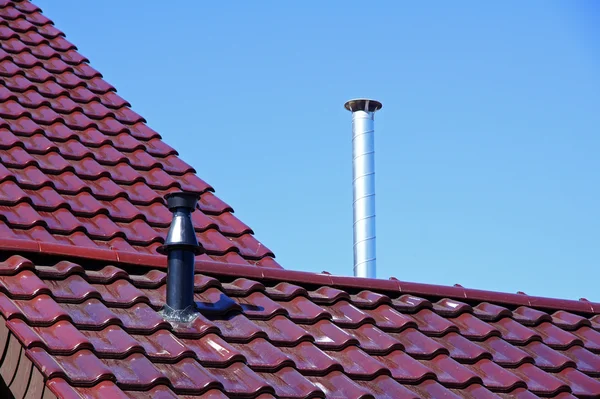 Ventilação no telhado — Fotografia de Stock