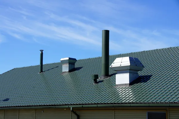 Ventilatori sul tetto — Foto Stock