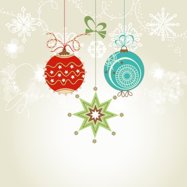 parlak Noel kartı