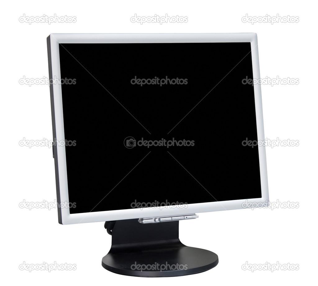 Black computer display
