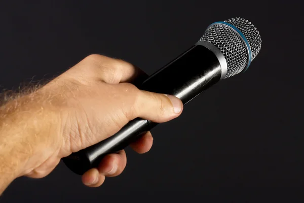 Классический микрофон — стоковое фото