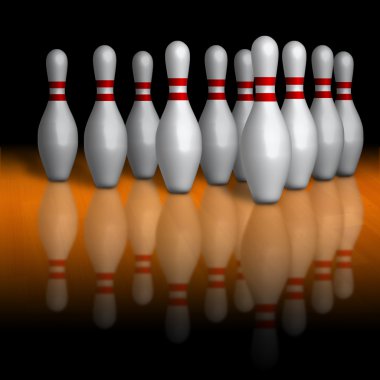 ahşap lane bowling iğneleri
