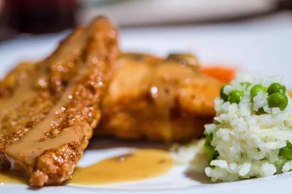 Breaded yellow cheese — Stock Photo, Image