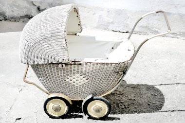 Stroller for children clipart