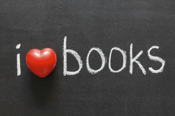 Älska böcker — Stockfoto