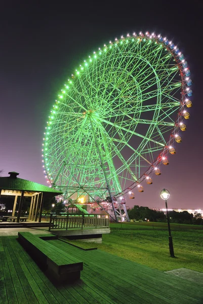 Night ferris wheel — Stock Photo, Image