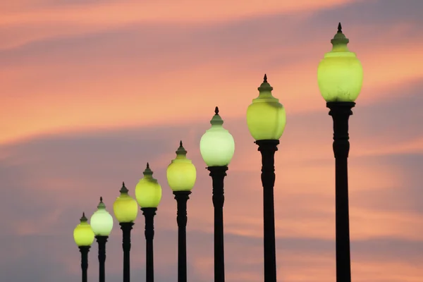 Městské lampy — Stock fotografie