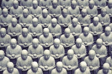 Japon jizo heykeller