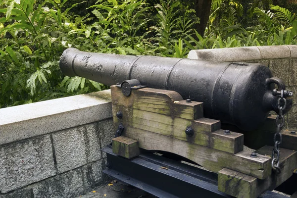 Fort Canning canhão — Fotografia de Stock