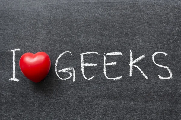 Love geeks — Stock Photo, Image