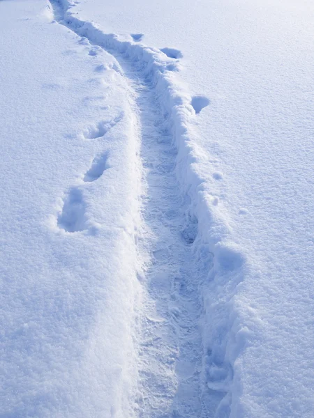 Winterweg — Stockfoto