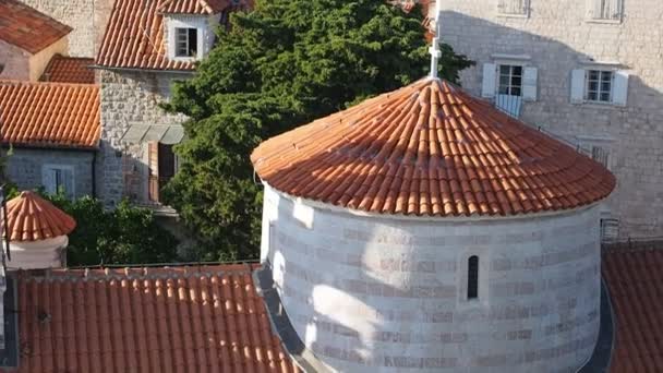 Budva Altstadt — Stockvideo