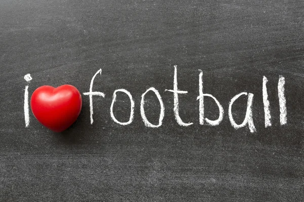 Láska fotbal — Stock fotografie