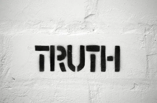 Slovo pravda — Stock fotografie