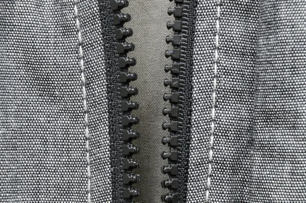 Open zipper — Stock Photo, Image