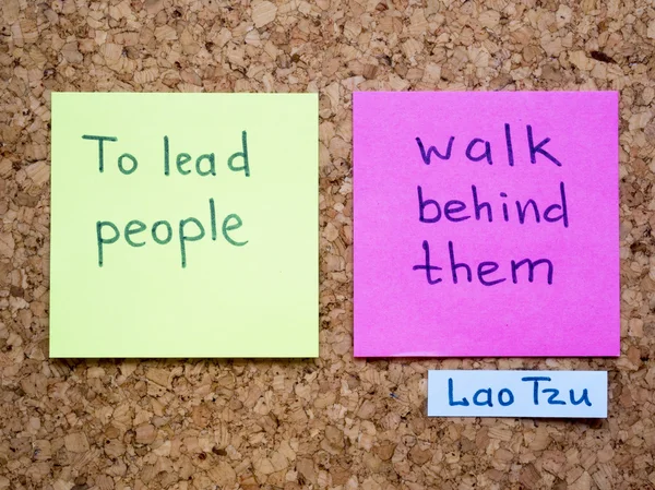 Lead people — Stock Photo, Image