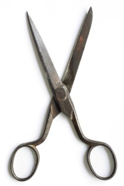 scissors on white