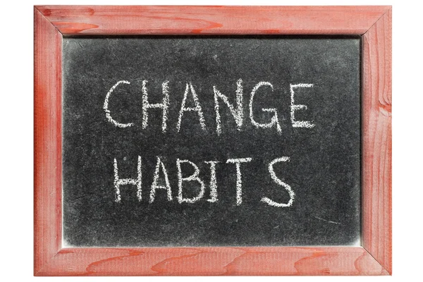 Change habits — Stock Photo, Image