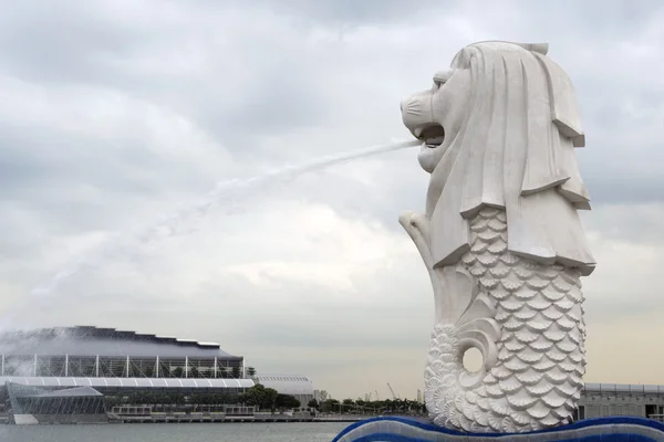 Merlion statyn — Stockfoto