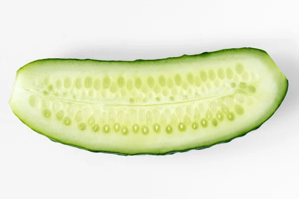 Half cucumber — Stock Photo, Image