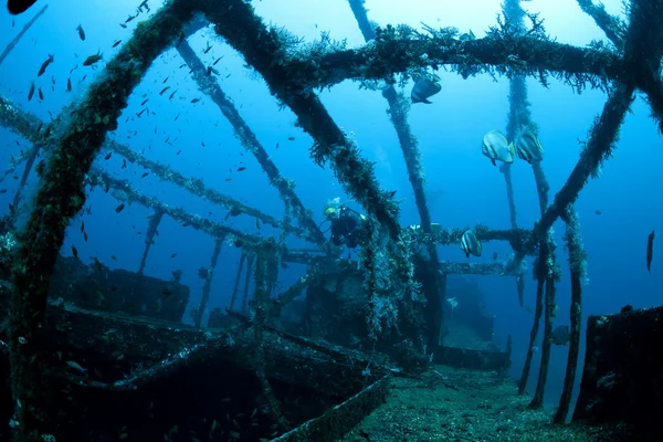 Pohřben na dně oceánu — Stock fotografie