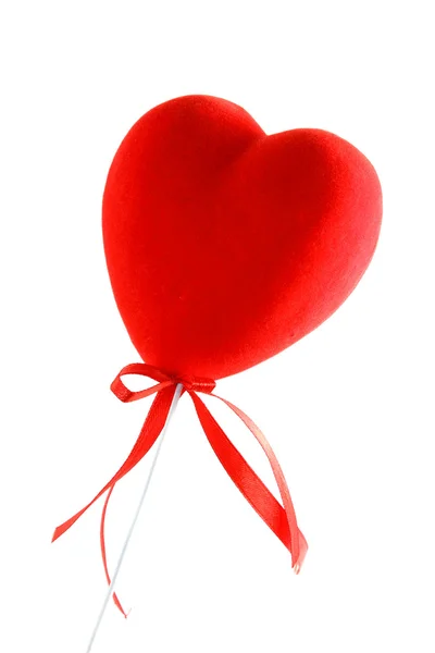 Red heart and tape — Stock Photo, Image