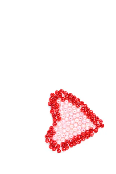 Heart of beads — Stock Photo, Image