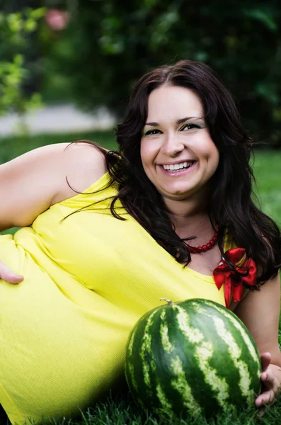 Těhotná žena — Stock fotografie