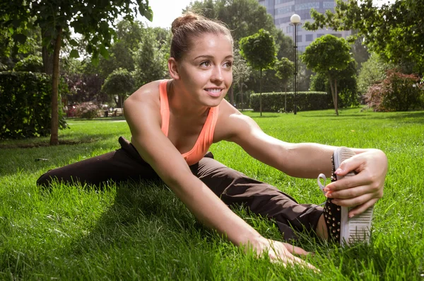 Yoga woman — Stock Photo, Image