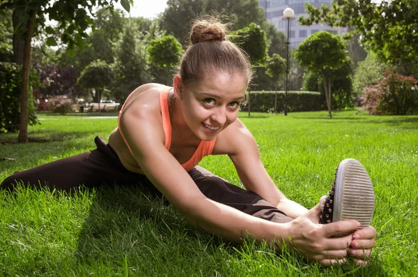 Mujer Yoga —  Fotos de Stock