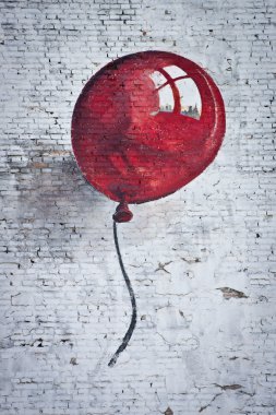 Kırmızı Balonlu Sepet 1